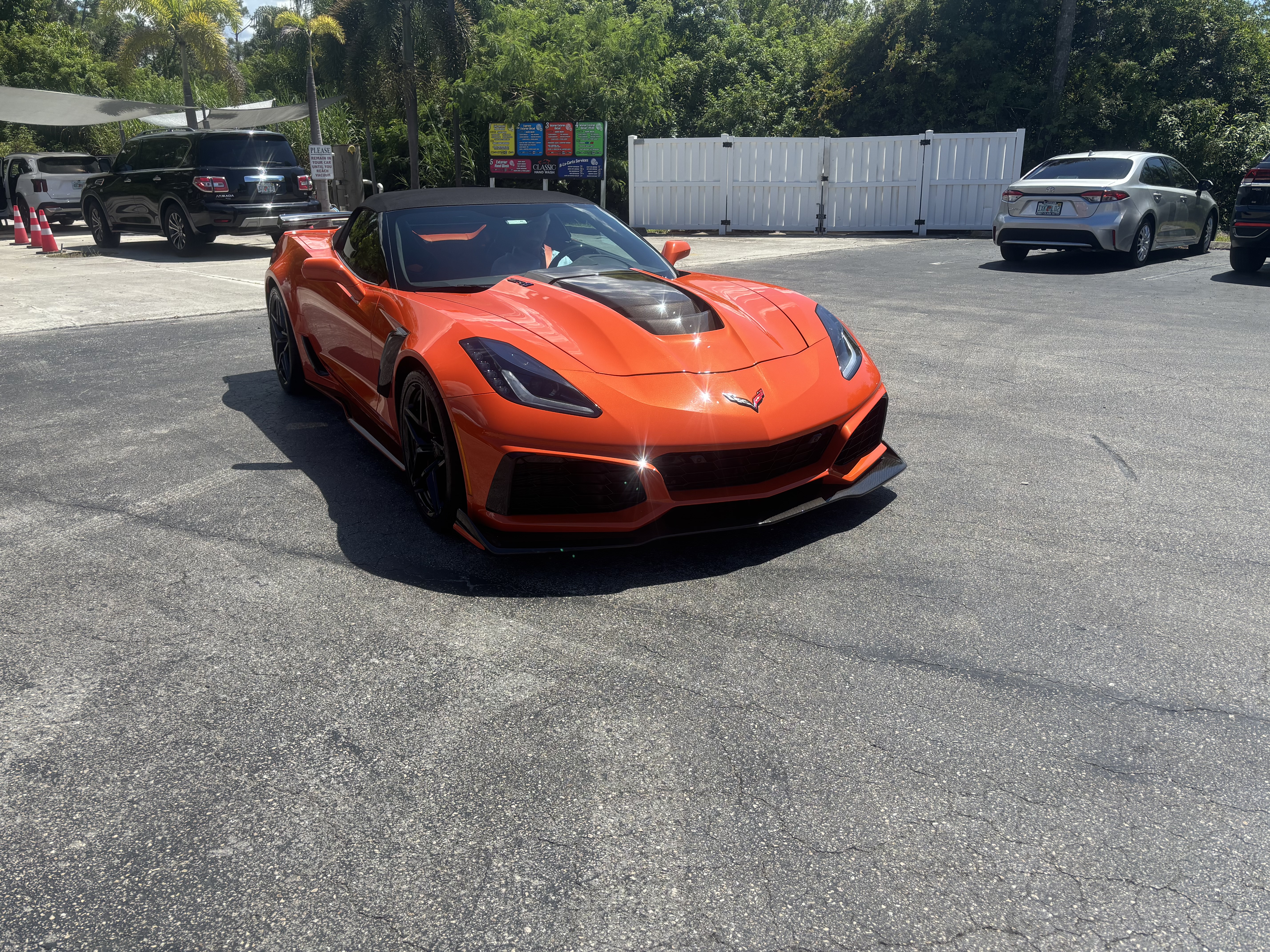 Ceramic coating application