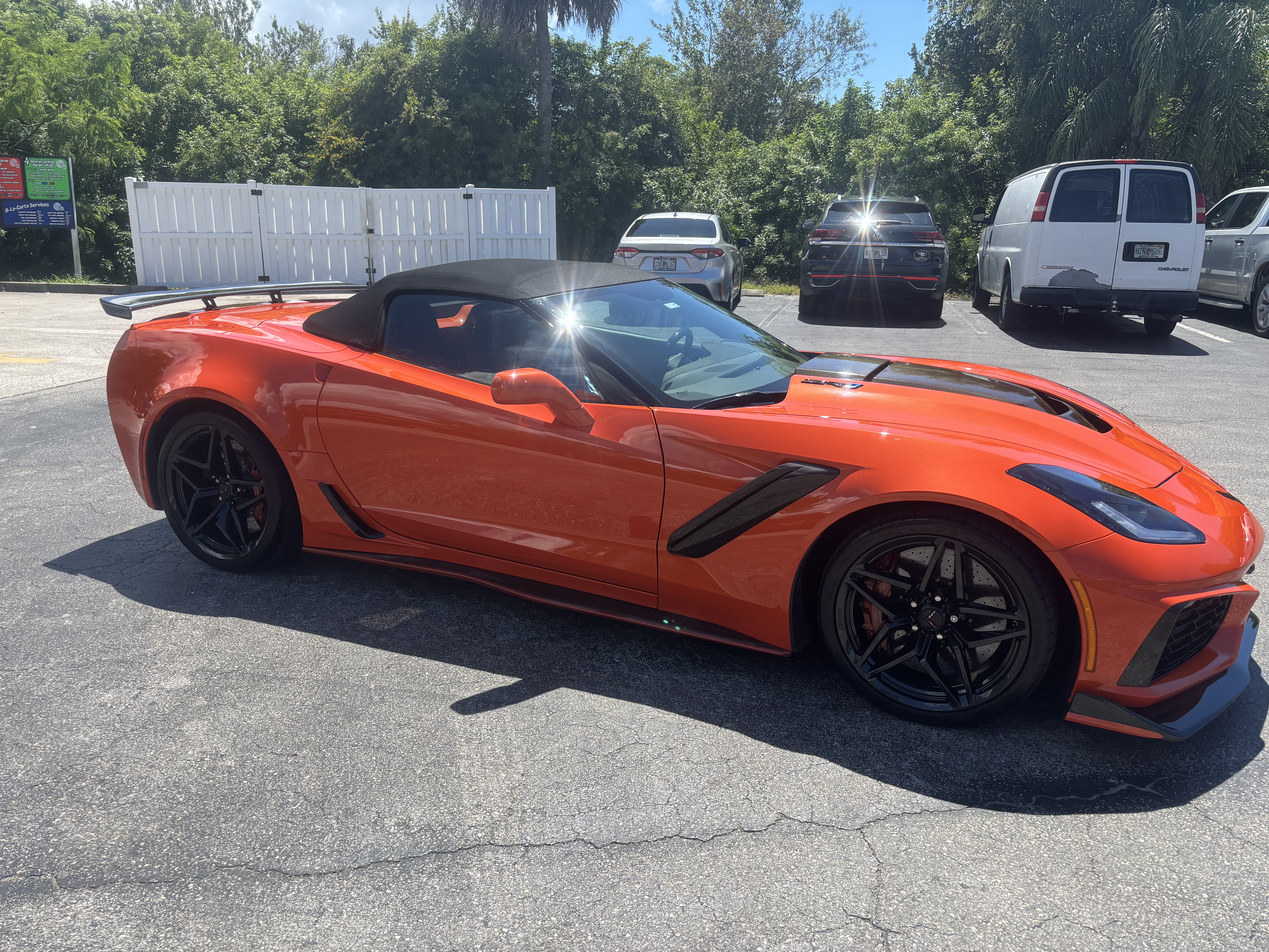 Ceramic coating application